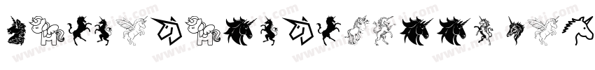 UnicornScriptSSK Bol字体转换